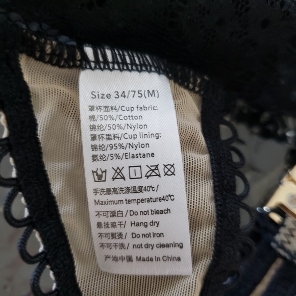 2 Piece | Longline Lace Bustier Bra Top with Matching Thong Panty Set - Picture 10 of 11